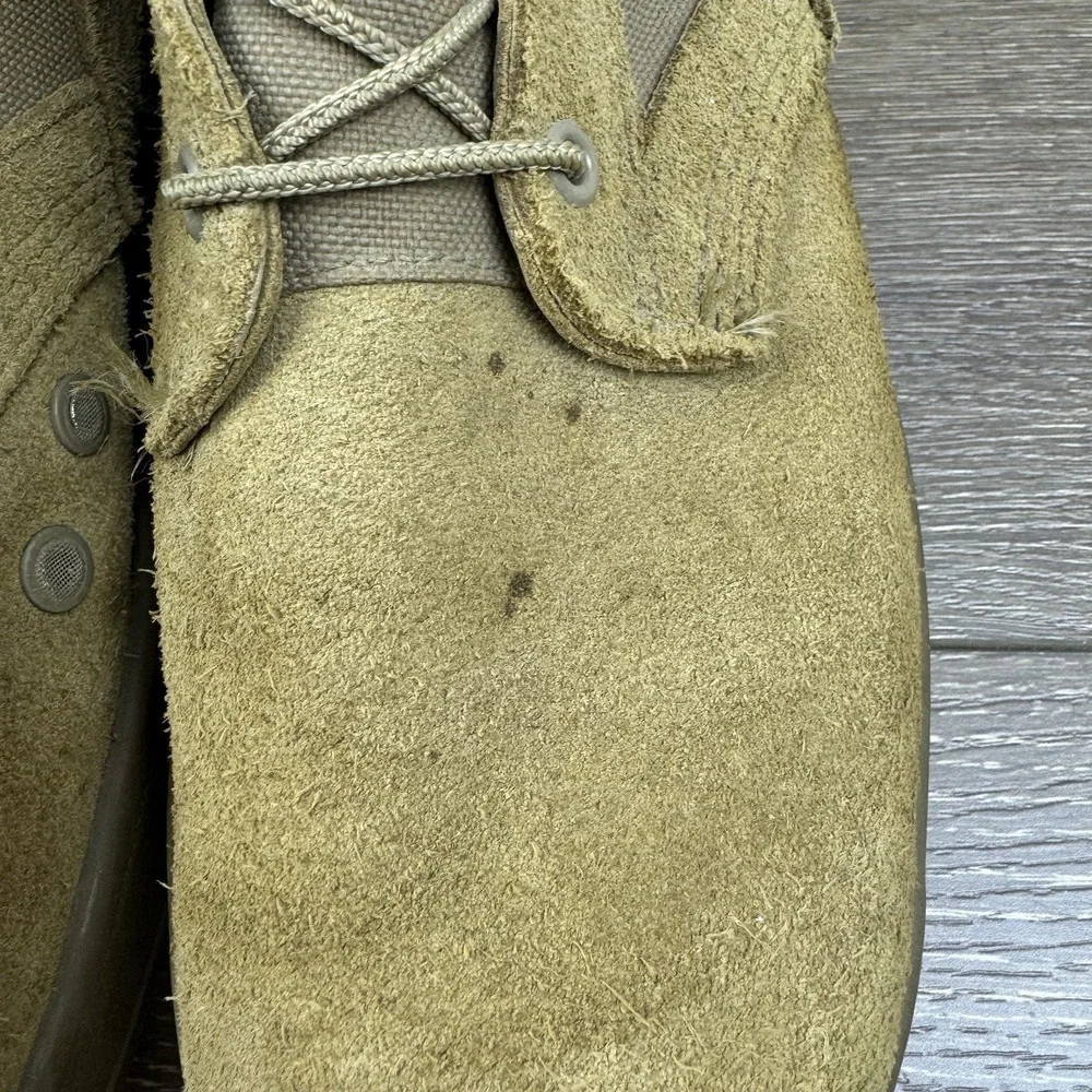 U.S. ARMY HOT WEATHER ARMY COMBAT BOOT COYOTE VIBRAM SOLE MEN'S SIZE 10 R BOOTS